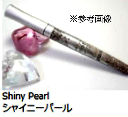 Waterman Odoce Shine Pearl silver ballpoint pen with small scratches on the cap, shown uncapped on a white background