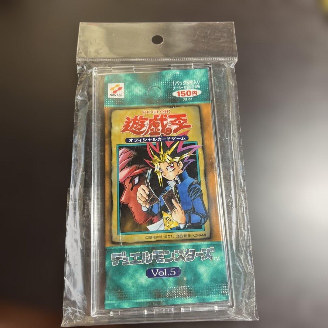 Yu-Gi-Oh Yu-Gi-Oh! Vol.5 Initial Unopened Pack Vol.5 Pack Ultra Rare — Japanese