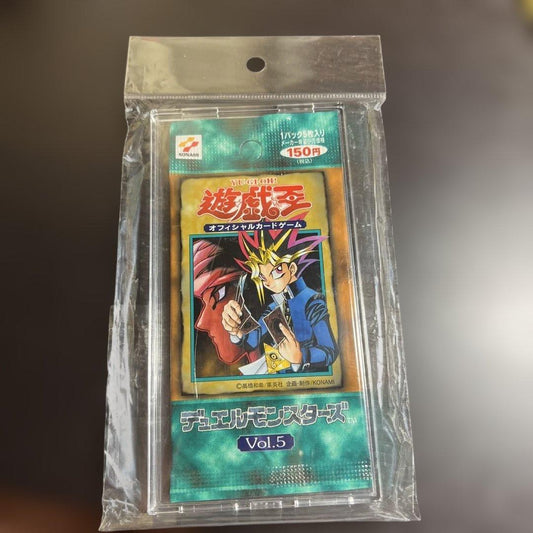 Yu-Gi-Oh Yu-Gi-Oh! Vol.5 Initial Unopened Pack Vol.5 Pack Ultra Rare — Japanese