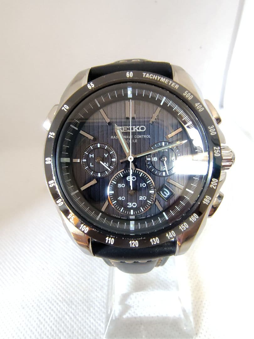 SEIKO SBTR027 Solar Men's Watch — Japanese