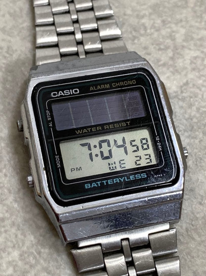 CASIO AL-180 Solar Men's Watch — Japanese