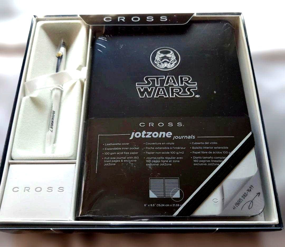 CROSS STAR WARS ballpoint pen and Jotzone journal set featuring themed designs