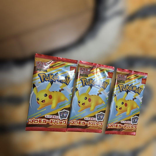 Pokemon Pokémon Card Game McDonald's Promotional Card Pack 3 Pack Pack — Japanese