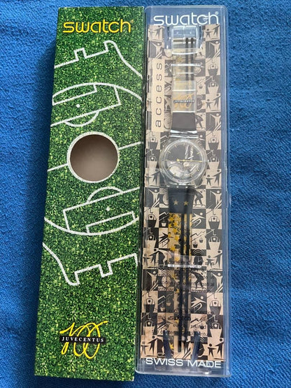 swatch Y Juventus 100th Anniversary Special Package Quartz Men's — Japanese