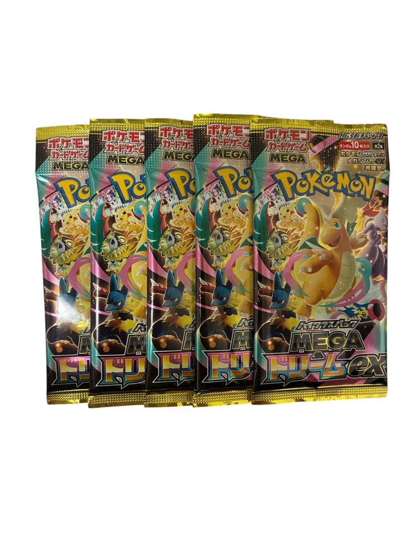 Pokemon Pokémon Card Game Mega Dream ex 5 Pack Set Pack — Japanese
