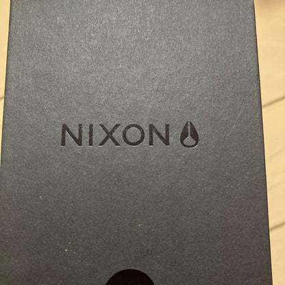 NIXON White Gold Waterproof Men's Watch — Japanese