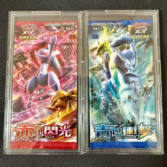 Pokemon Pokémon Card Blue Shock Red Flash Unopened Pack Discontinued Pack Pack — Japanese