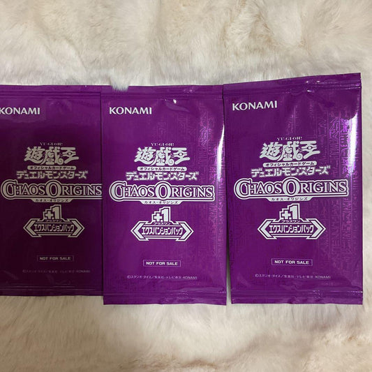 Yu-Gi-Oh Yu-Gi-Oh! OCG Chaos Origins Expansion Pack 3 Pack Pack — Japanese