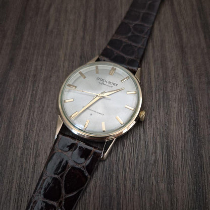 SEIKO クラウン スペシャル 23石 SD文字盤 14金張り Manual Men's Watch — Japanese