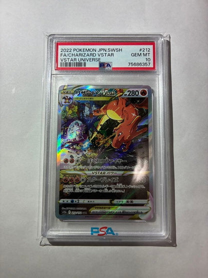 PSA 10 Pokemon Charizard VSTAR — Japanese