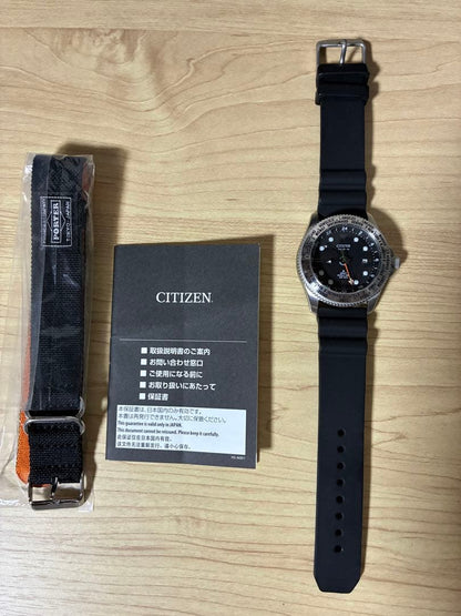 Citizen × PORTER GMT WORLD TIME Men's Watch — Japanese