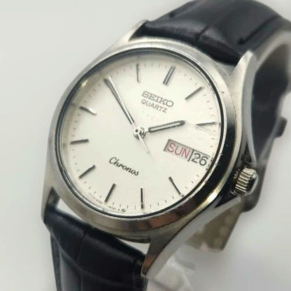 SEIKO クロノス クロノスデイデイト SBTR009 Quartz Men's Watch — Japanese