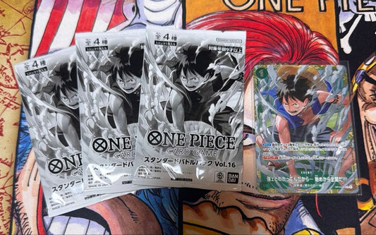 One Piece One Piece Card Stand & Starbucks Pack Vol.16 — OP13-040 — Japanese