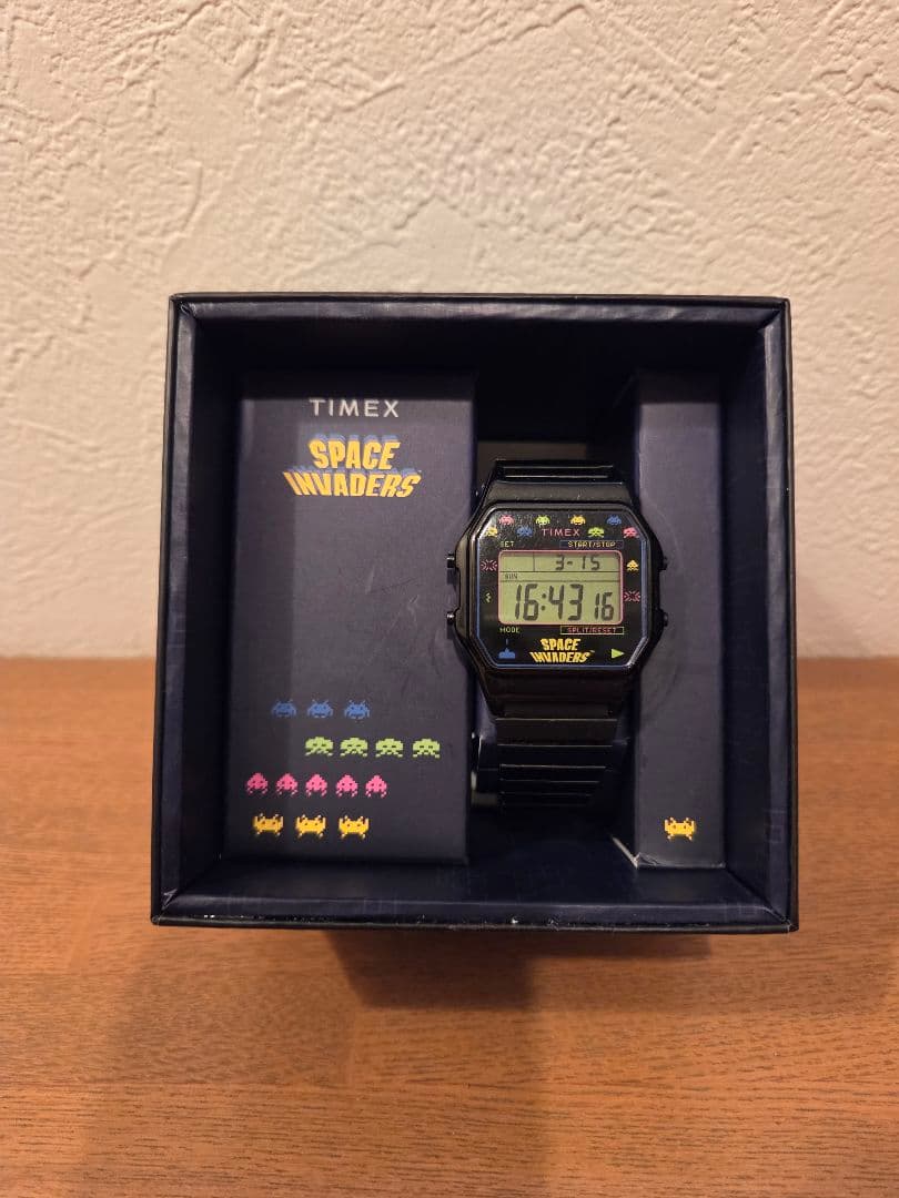 TIMEX Space Invaders Digital Men's Watch — Japanese