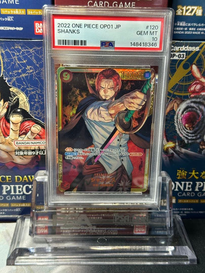PSA 10 One Piece Shanks SEC — Japanese