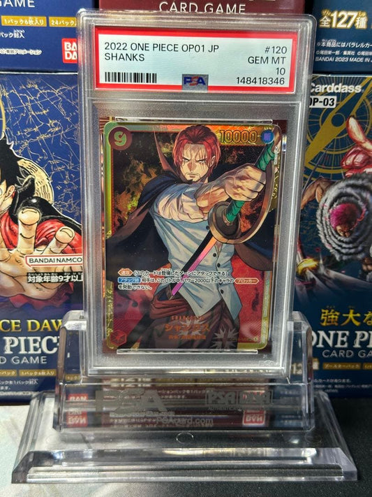 PSA 10 One Piece Shanks SEC — Japanese