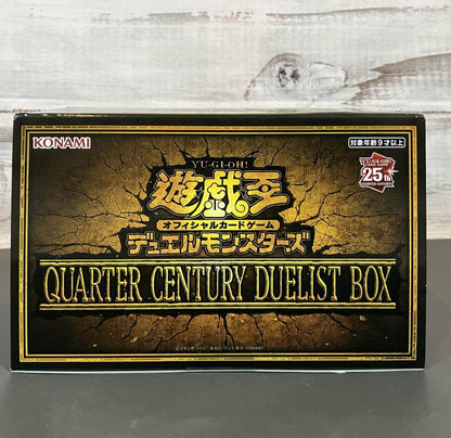 Yu-Gi-Oh Unopened Unused Konami Yu-Gi-Oh! Quarter Century Duelist Box Box — Japanese