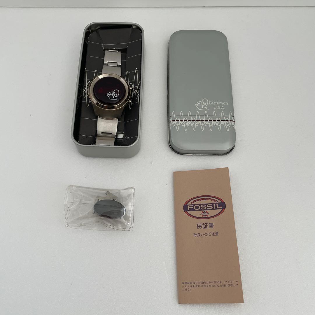FOSSIL PEPSI MAN LED Digital Men's Watch — Japanese