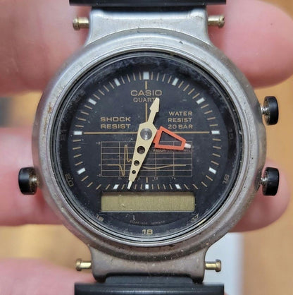 CASIO AW-500 Digital Men's Watch — Japanese