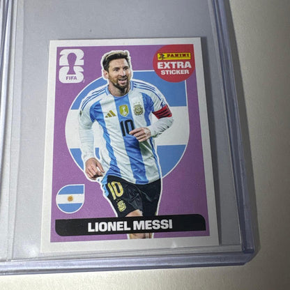 Panini FIFA World Cup Lionel Messi Sticker — Japanese