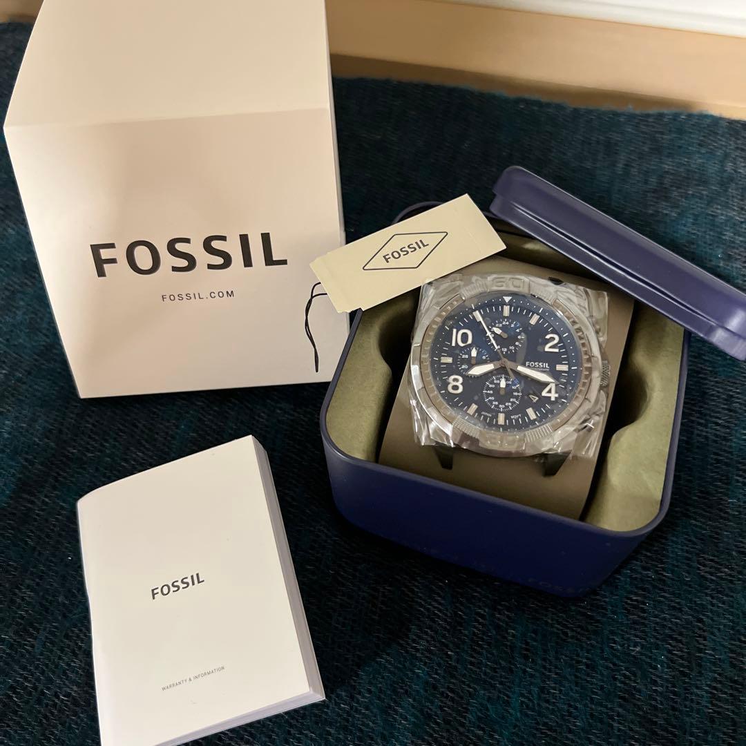 FOSSIL Chronograph Stainless Steel Quartz Men's Watch — Japanese