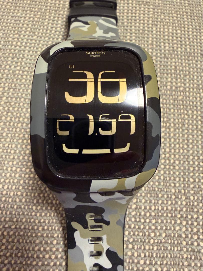 swatch Touch Camouflage Quartz Men's — Japanese