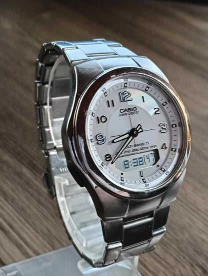 CASIO WVA-M480 Solar Men's Watch — Japanese