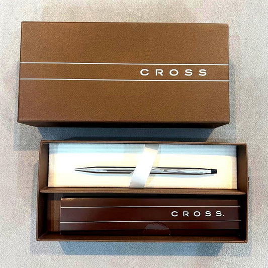 Cross Classic Century chrome mechanical pencil with twist mechanism shown on white background