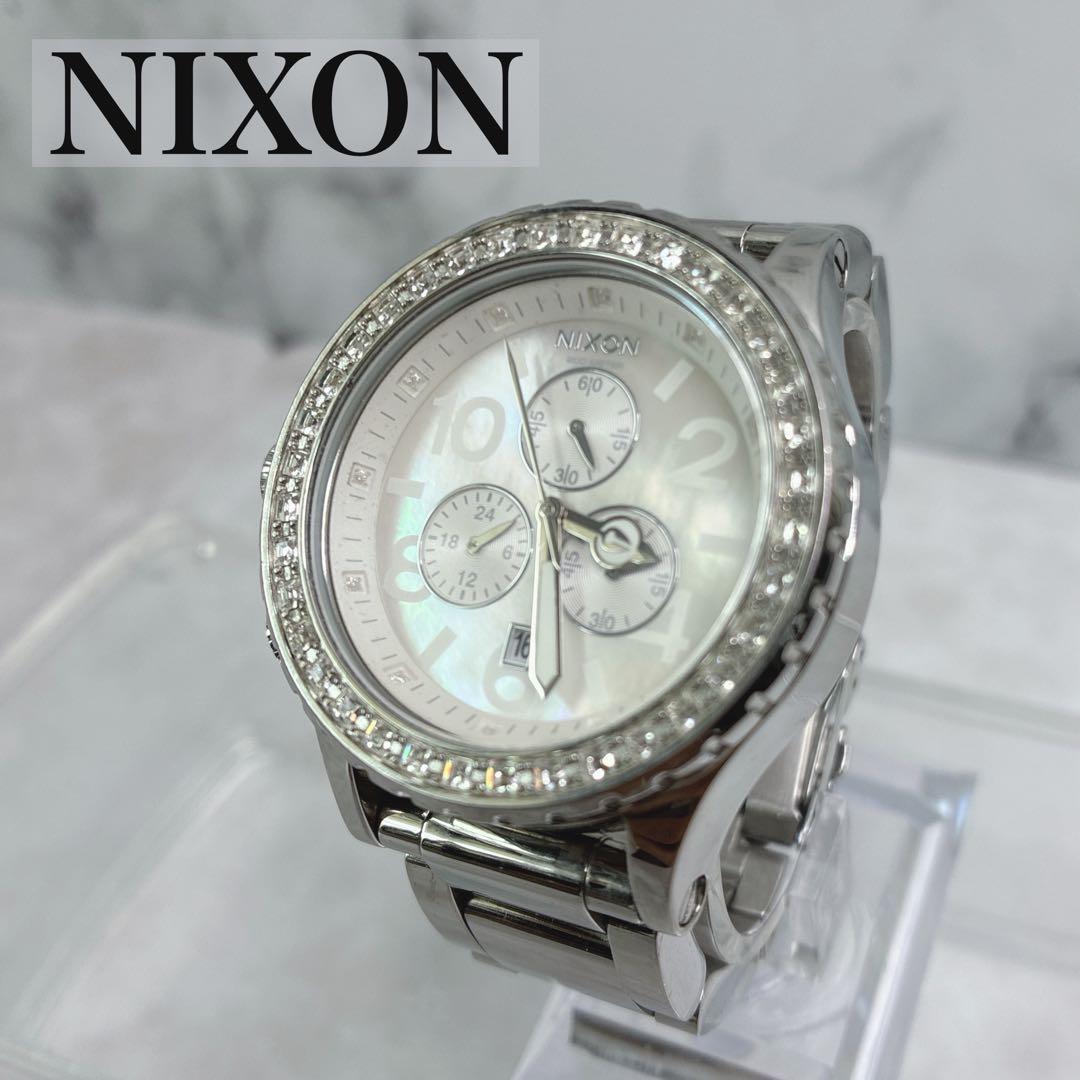 NIXON 42-20 Chronograph Shell Dial Quartz Men's Watch — Japanese