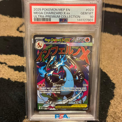PSA 10 Pokemon Mega Charizard ex — English