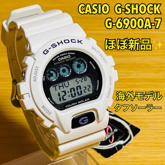 CASIO G-6900A-7 Solar Men's Watch — Japanese