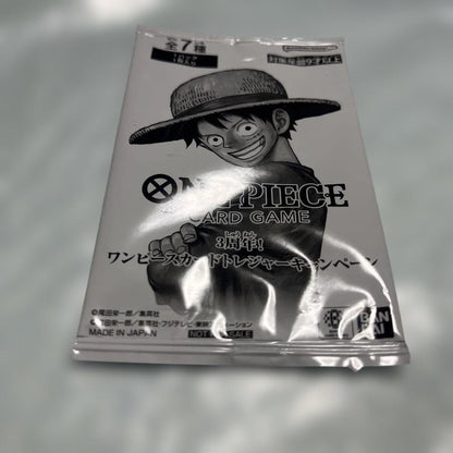 One Piece One Piece Card 3rd Anniversary Treasure Campaign Promo Pack — Japanese