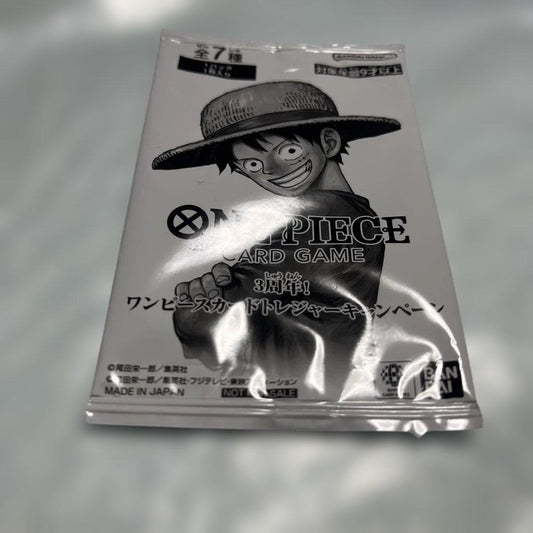 One Piece One Piece Card 3rd Anniversary Treasure Campaign Promo Pack — Japanese
