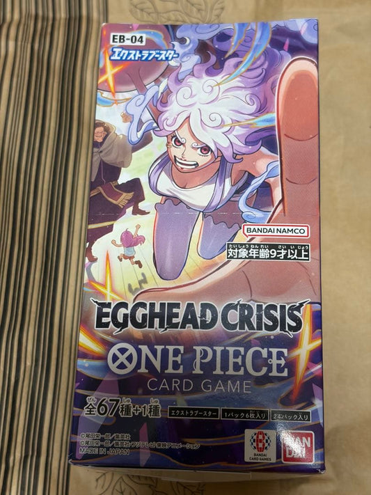 One Piece ONE PIECE CARD GAME Extra Booster Egghead Crisis Box — Japanese