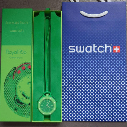 swatch Royalpop Green Eight Men's — Japanese