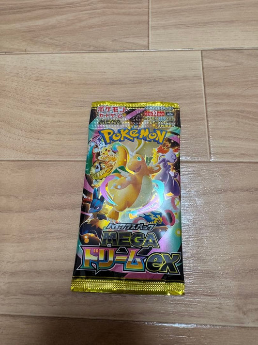 Pokemon Unsearched Pokémon Card Mega Dream ex 10 Pack Sealed Pack — Japanese