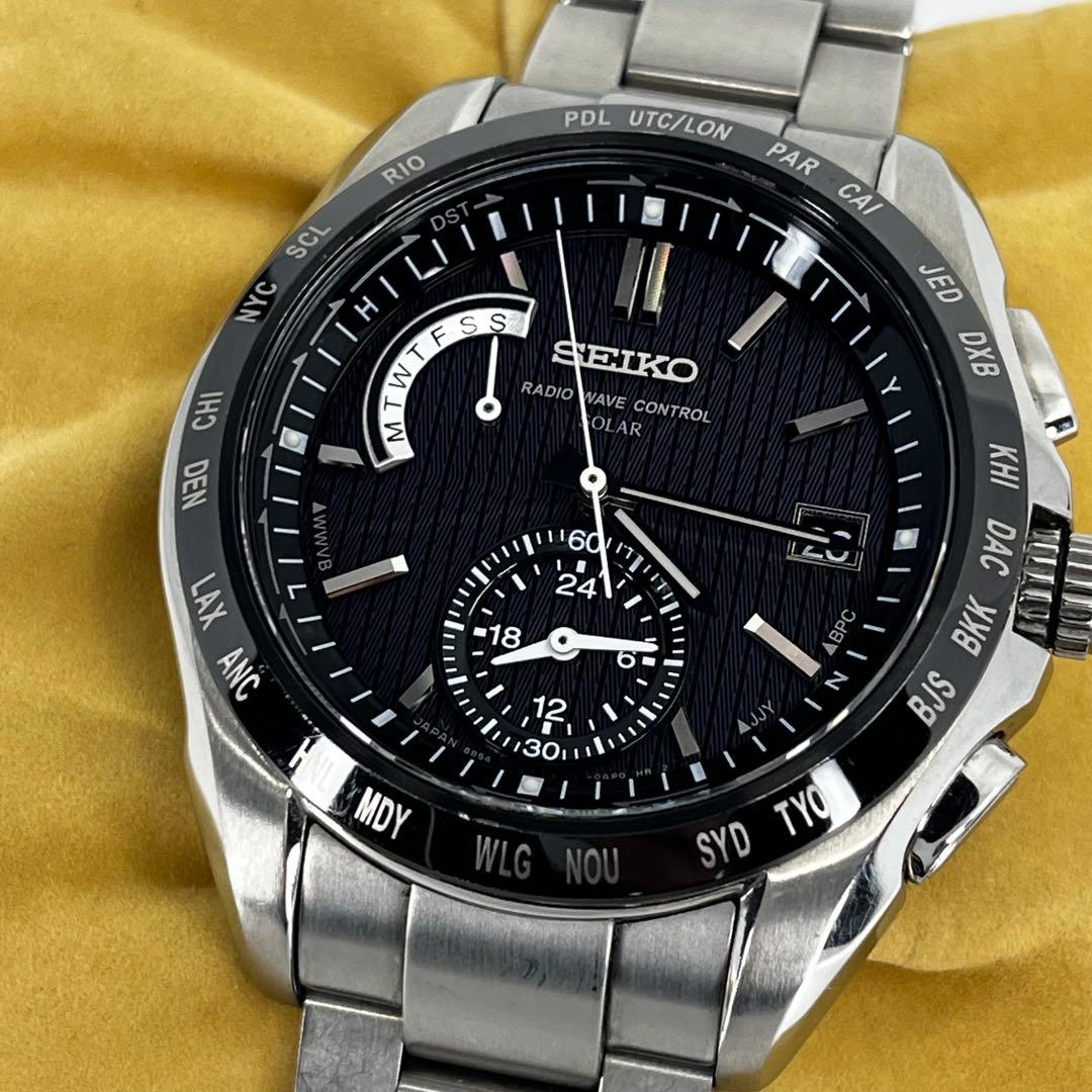 SEIKO SAGA131 Solar Men's Watch — Japanese
