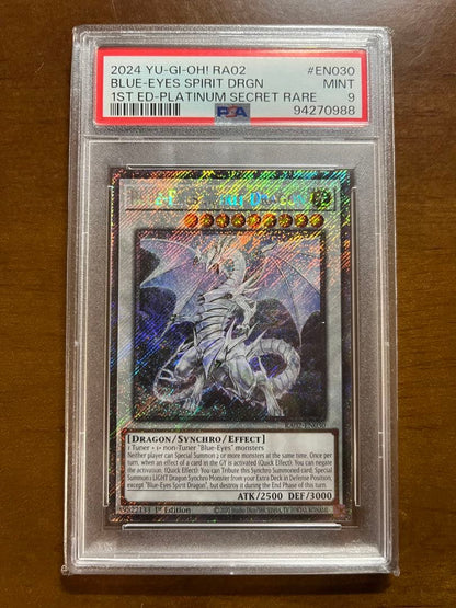 PSA 9 Yu-Gi-Oh Blue-Eyes Spirit Dragon — Japanese