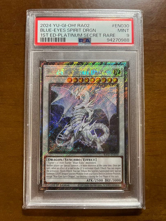 PSA 9 Yu-Gi-Oh Blue-Eyes Spirit Dragon — Japanese