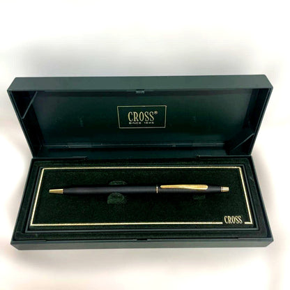 Cross Classic Century vintage mechanical pencil in black and gold with twist action