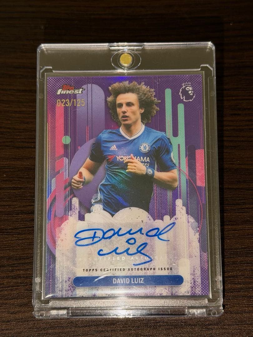 Chelsea David Luiz Sign Auto — Japanese
