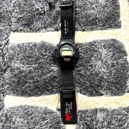 Casio G-Shock Lovers Collection 1998 model watch with black and gray design, lightly worn