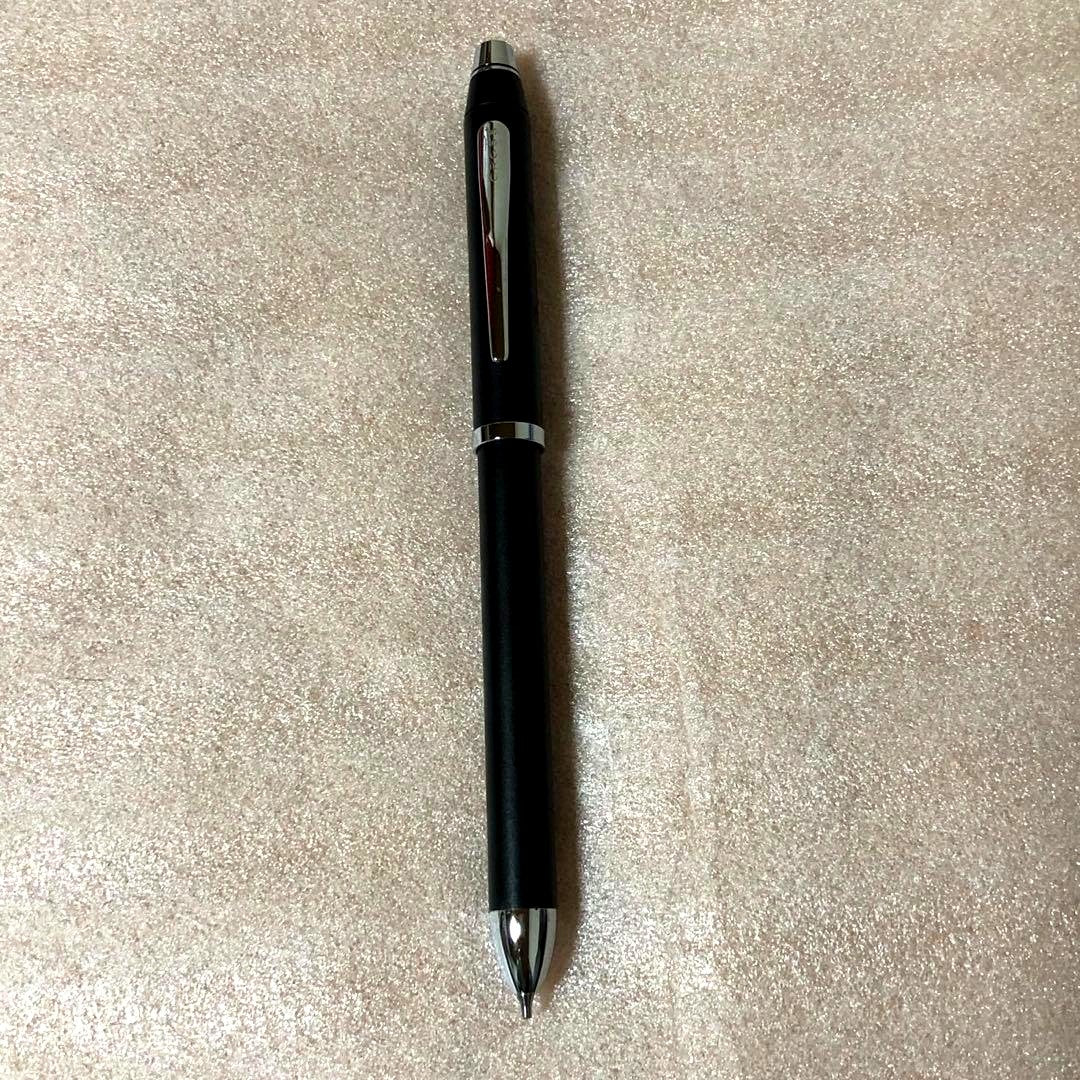 Cross Ballpoint Pen Texree in black with silver clip and smooth ink tip