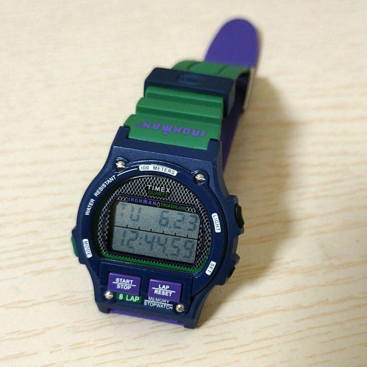 TIMEX IRNTRI-8LAP Digital Men's Watch — Japanese