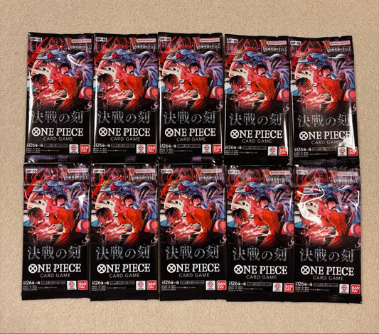 One Piece One Piece Card Game: Battle of the Decisive Moment 10 Pack Set Pack — Japanese