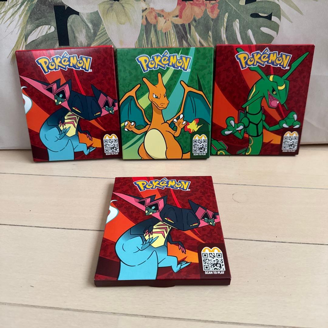 Pokemon Pokémon Storage Activity Sheet 4-Card Set Pack — Japanese