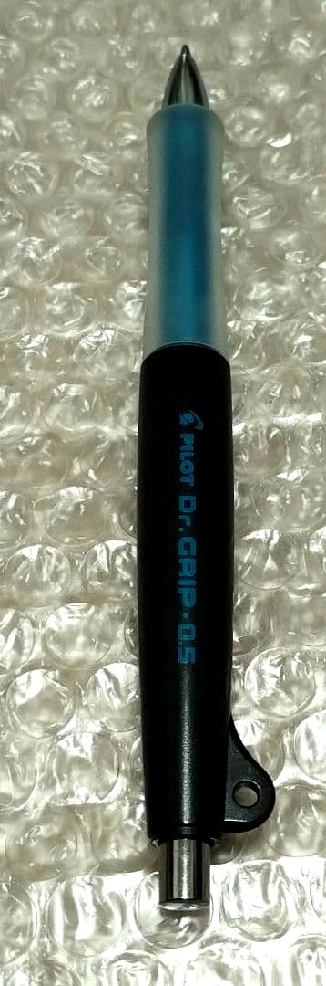 Pilot Dr. Grip mechanical pencil in gray blue color, shown new and unused