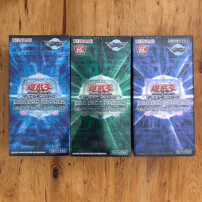 Yu-Gi-Oh Yu-Gi-Oh! LINK VRAINS PACK 1, 2, 3 Set Box — Japanese