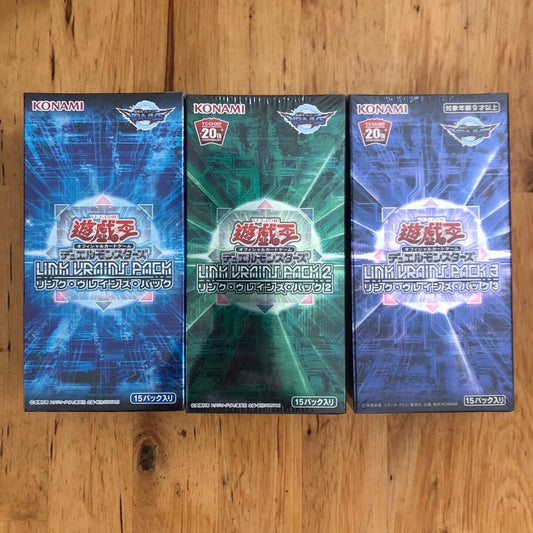 Yu-Gi-Oh Yu-Gi-Oh! LINK VRAINS PACK 1, 2, 3 Set Box — Japanese