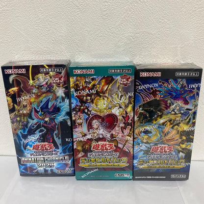 Yu-Gi-Oh Yu-Gi-Oh! OCG Unopened Box 3-Sets Collection Box — Japanese